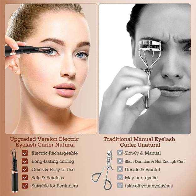 💥Last Day 49% Off🔥Electric Eyelash Curler for Instant Glam