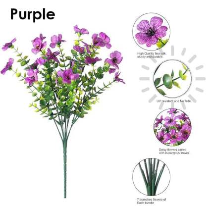 Rain & Sun Proof British Blooms - UV GuardTM Fade-Free Colourful Artificial Flower-PLAWLTD