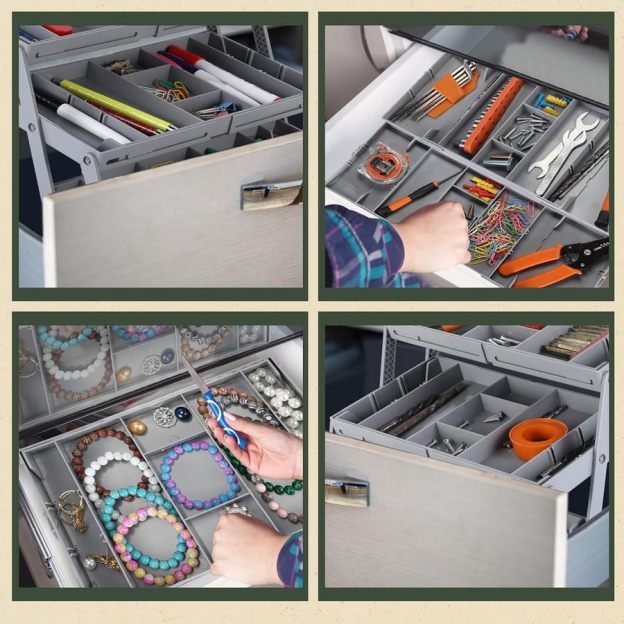 🔥Hot Sale 54% OFF👍Multi-Level Smart Drawer Organizer