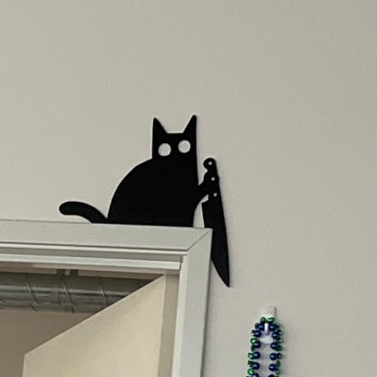 🐱2024 Christmas Gift 50% Off--Metal Adorable Cat Door Topper-PLAWLTD