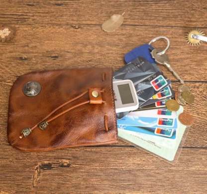 🔥Simple cowhide retro storage bag