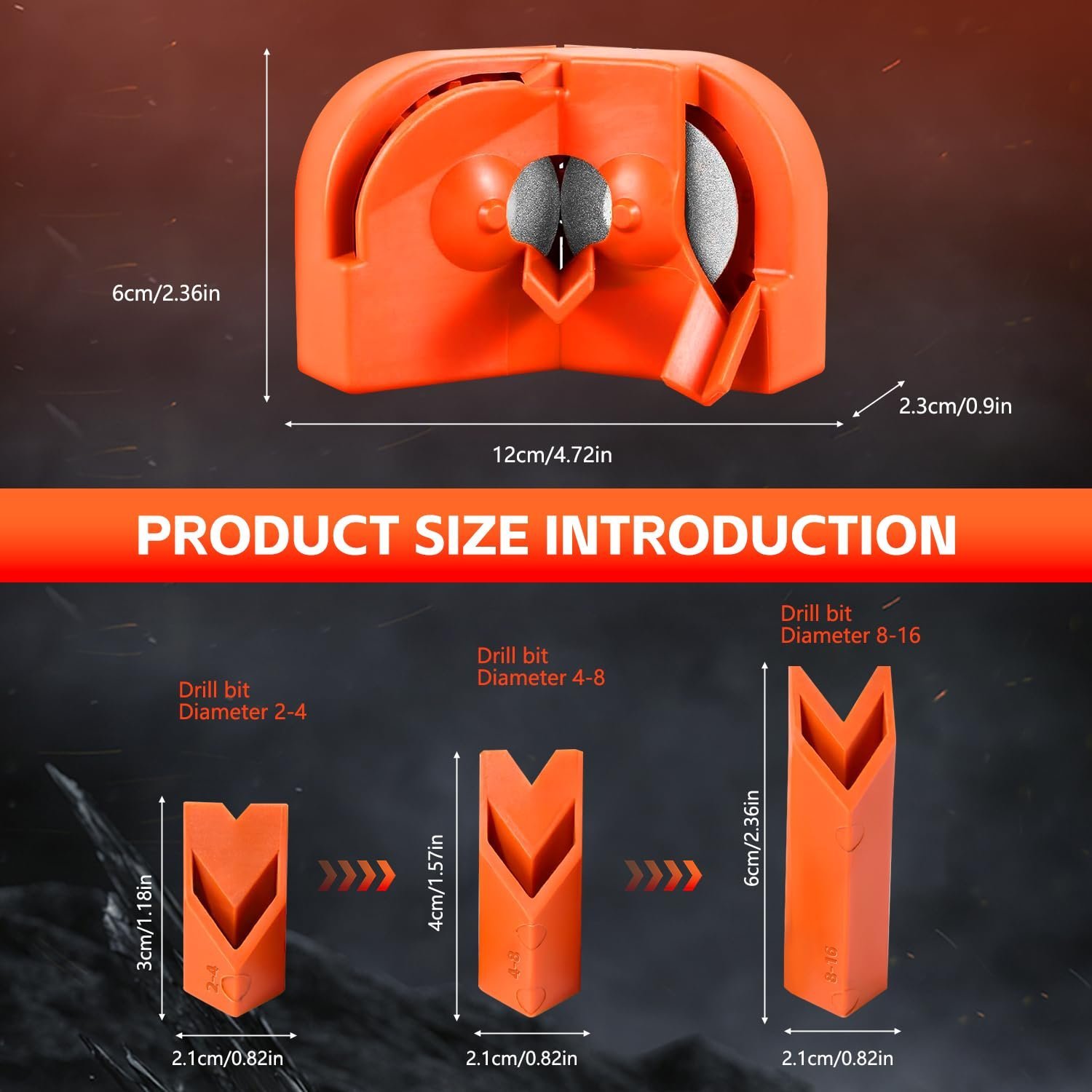 🛠️Multi-Function Drill Bit Sharpener
