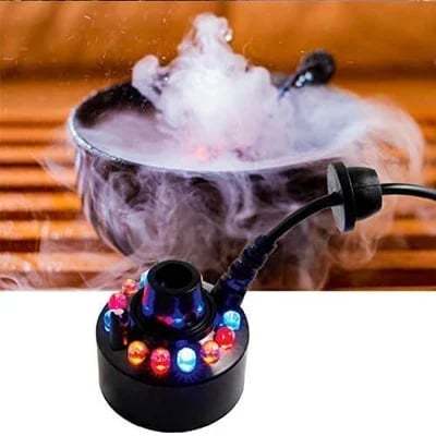Early Halloween Sale 🔥12 LED light Ultrasonic Mist Maker Fogger🎃