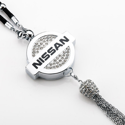 📣High-End Car Rearview Mirror Diamond-Encrusted Perfume Pendant