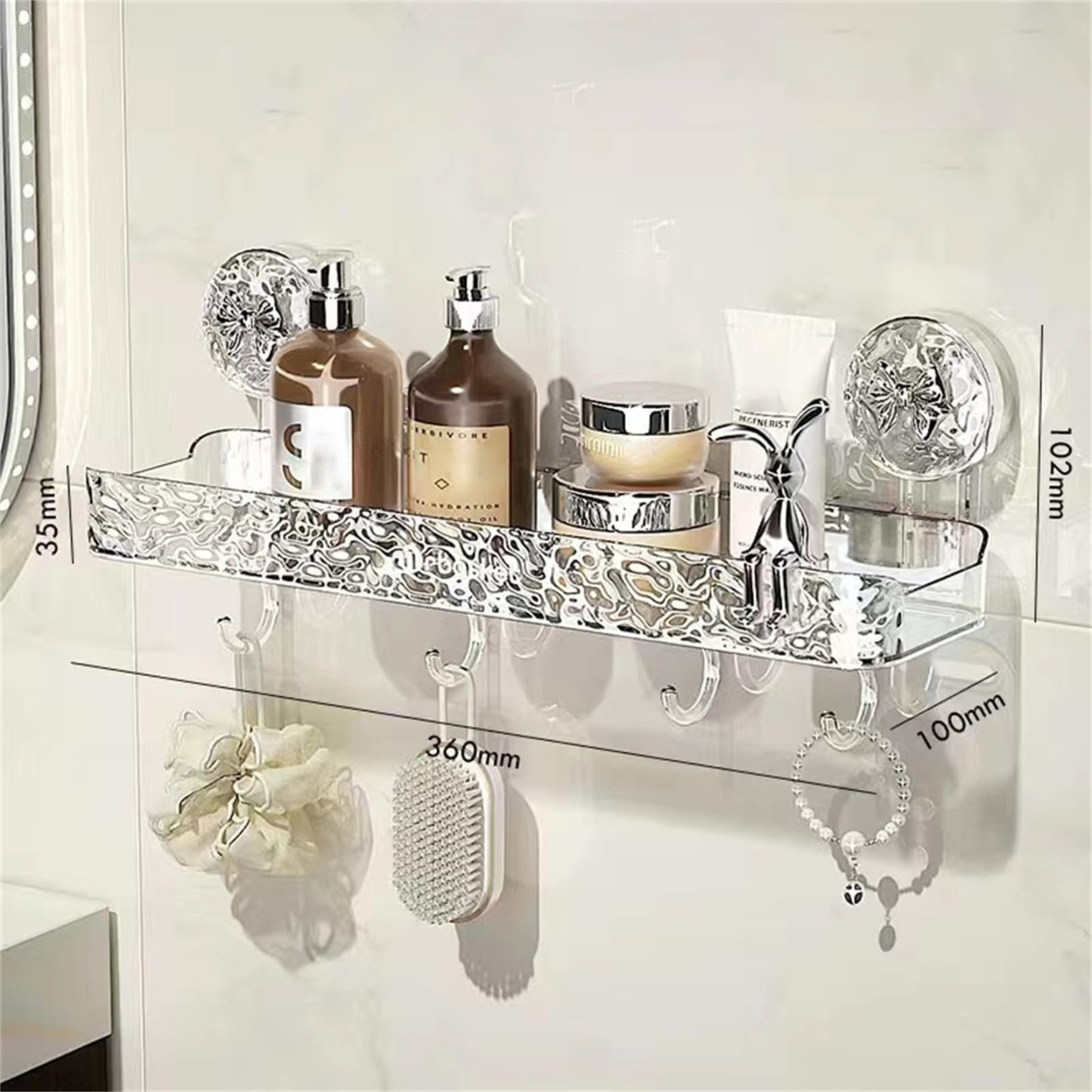 49% OFF - Light luxury style punch-free storage rack-PLAWLTD