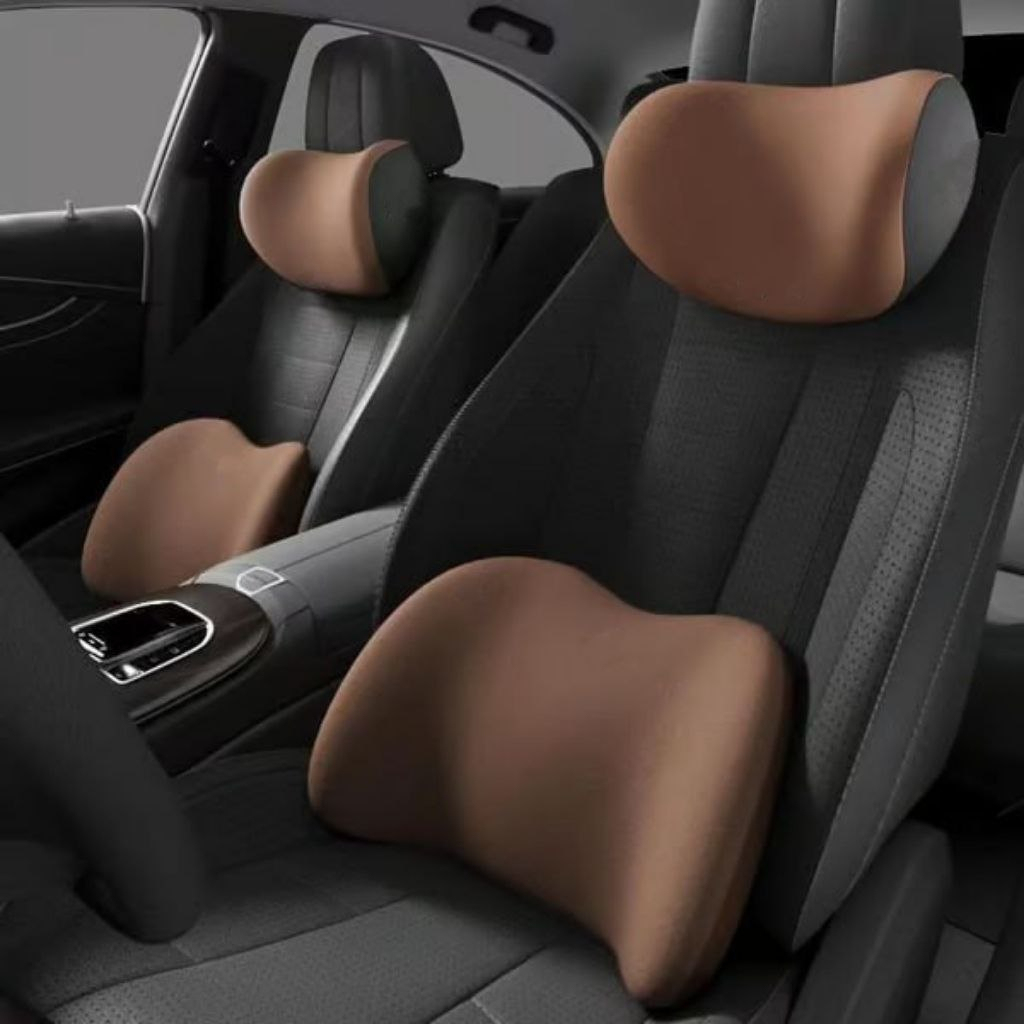 🎁 Car Headrest & Lumbar Support Cushion-PLAWLTD