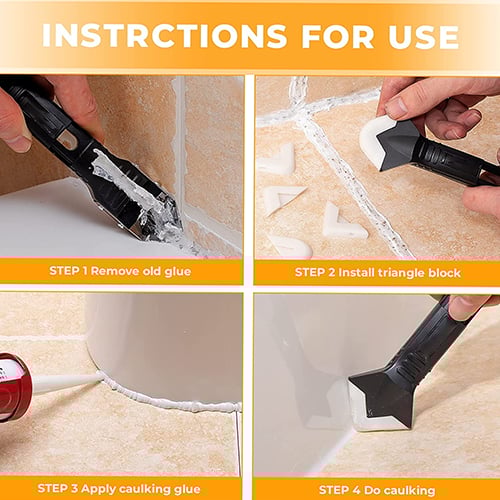 3-in-1 Silicone Caulking Tools
