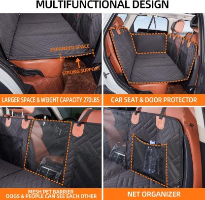 Back Seat Extender Dog Car Seat Cover