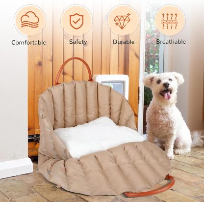 Dog Car Seat Booster for Small & Medium Dogs