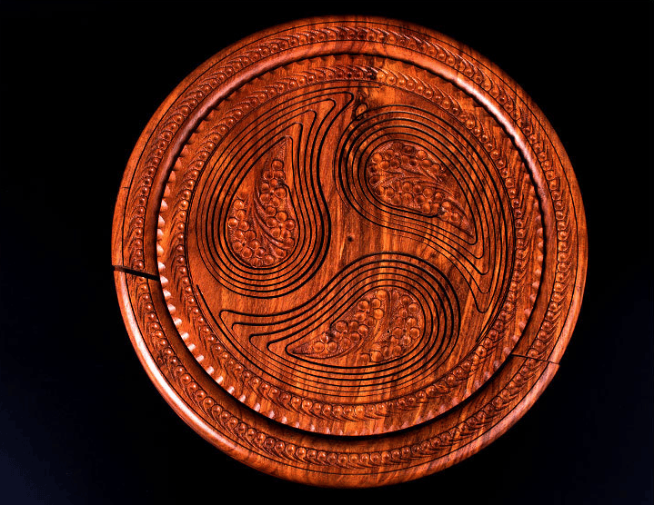 Early New Year sales🎁-Handmade wood carving fruit plate