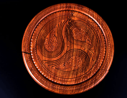 Early New Year sales🎁-Handmade wood carving fruit plate