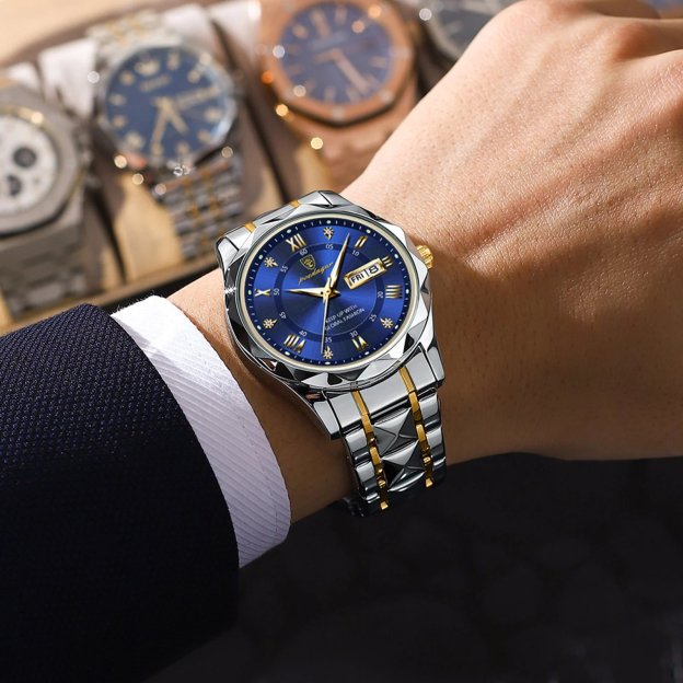🎁2024 New Year Hot Sale🎁Waterproof Top Brand Luxury Man Wristwatch With Luminous