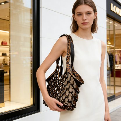 🔥LAST DAY 49% OFF -👜Handmade Leather Folding Tote Bag