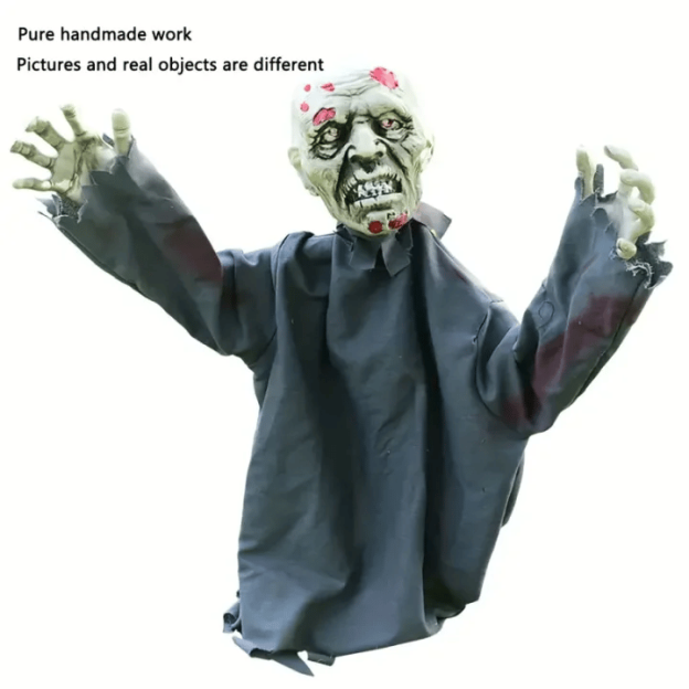 🎃Activated Swing Ghost Prop - Spooky Sound Effects, Adjustable Sizes for Halloween - Create an Authentic Horror😈Free shpping-PLAWLTD