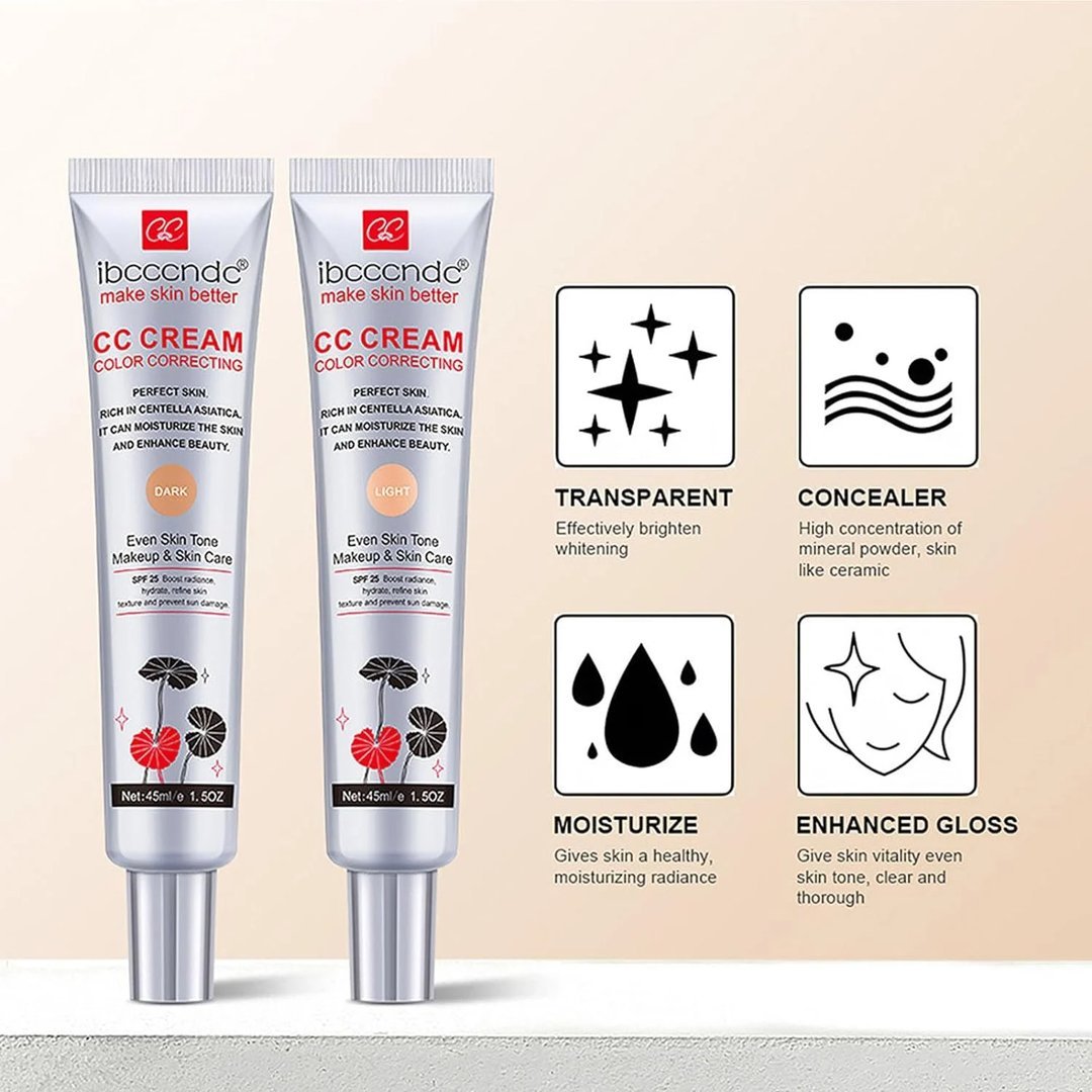 Hydrating CC Cream Foundation with Centella Asiatica-PLAWLTD