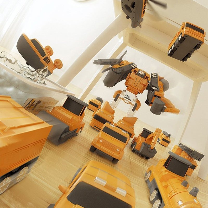 🎁Children's Day 40% OFF🔥Magnetic Transform Engineering Car Assembled Toys-PLAWLTD