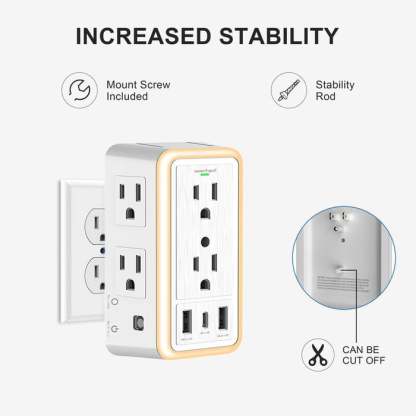 ✨ Multi Plug Outlet Surge Protector-PLAWLTD