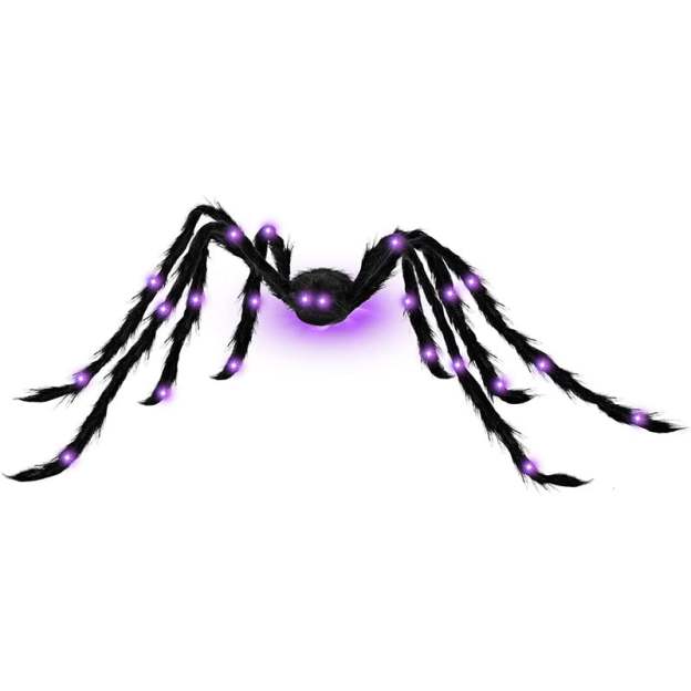 💥LAST DAY SALE 49% OFF-500CM Spider web Halloween Decorations Glowing Spider-PLAWLTD