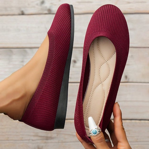 Women Comfortable Breathable Slip On Arch Support Non-Slip Casual Shoes-PLAWLTD