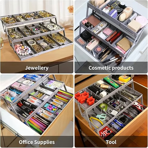 🔥Hot Sale 54% OFF👍Multi-Level Smart Drawer Organizer