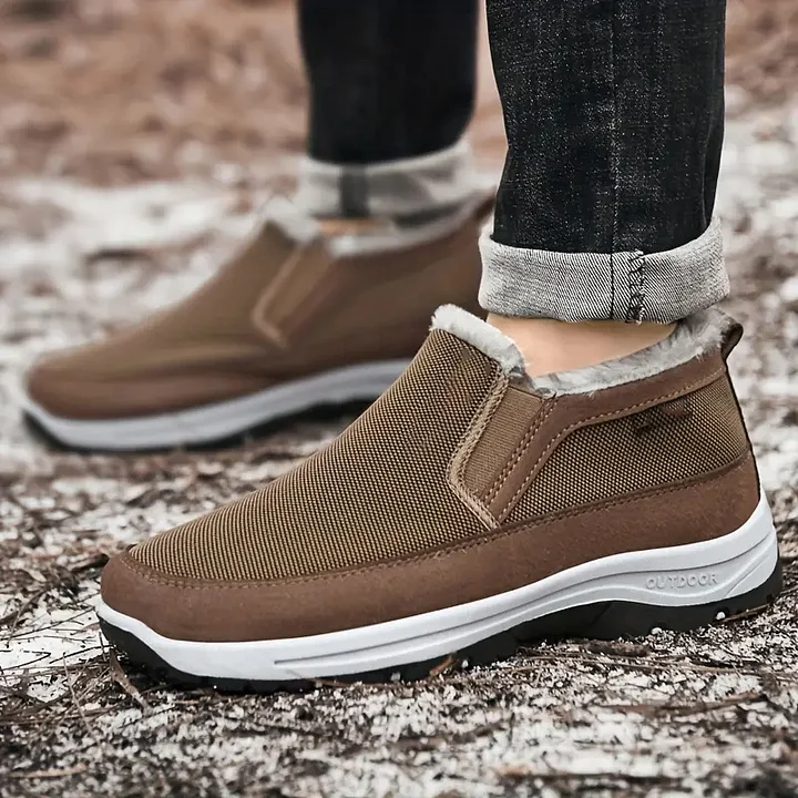 Men's Arch Support Breathable Orthopedic Loafers Lightweight Non-Slip Walking Shoes (Medical Certification)-PLAWLTD