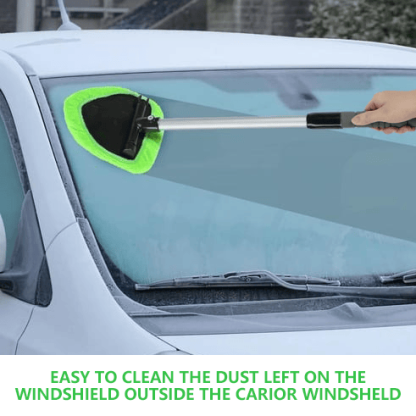 Microfiber Windshield Cleaner with Extendable Handle