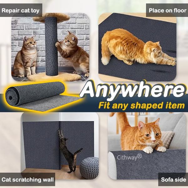 🐱Free-cut Self-adhesive Cat Scratching Pad