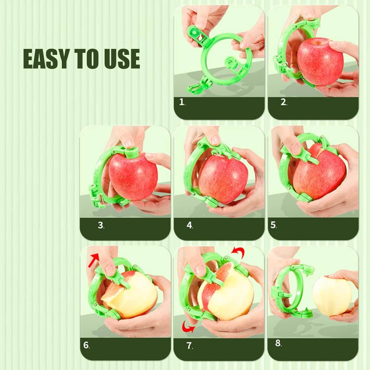 🔥2025 New🍎FoldiPeel - Fruit Rotating Quick Peeler