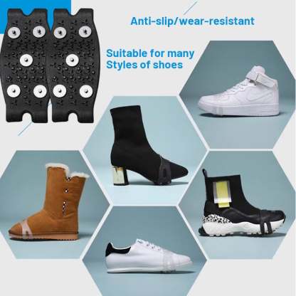 🎅CHRISTMAS HOT SALE 49% OFF -❄️ Manganese steel spikes anti-slip shoe covers & BUY MORE SAVE MORE