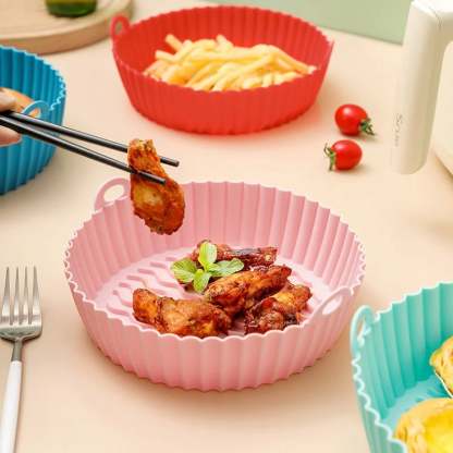 ONLY $6.66 TODAY🎁Air Fryer Silicone Baking Tray🍟
