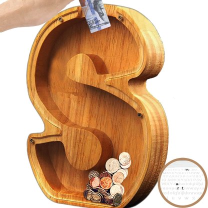 🎁Last Day 49% OFF - Piggy Bank-Wood Gift For Kids🎉Buy 2 Save 20% & Free Shipping-PLAWLTD
