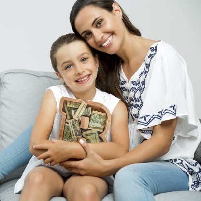 🎁Last Day 49% OFF - Piggy Bank-Wood Gift For Kids🎉Buy 2 Save 20% & Free Shipping-PLAWLTD