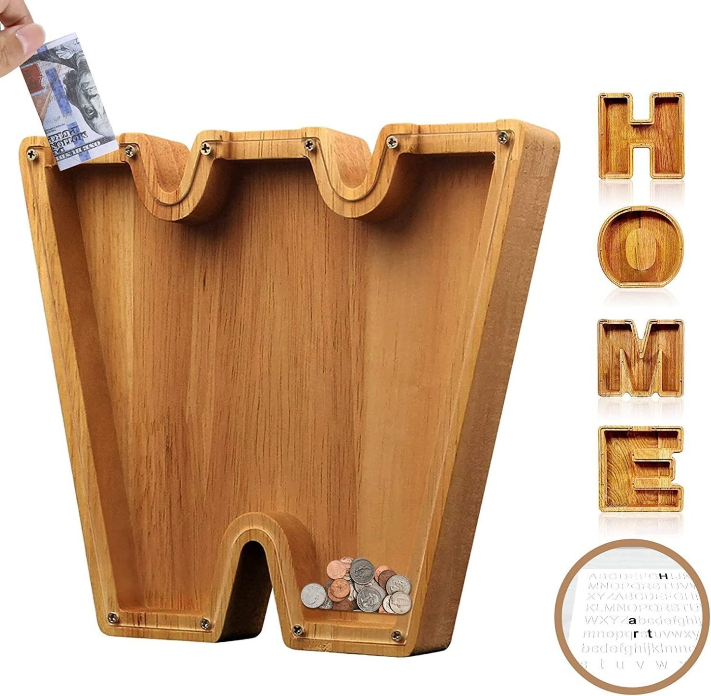 🎁Last Day 49% OFF - Piggy Bank-Wood Gift For Kids🎉Buy 2 Save 20% & Free Shipping-PLAWLTD