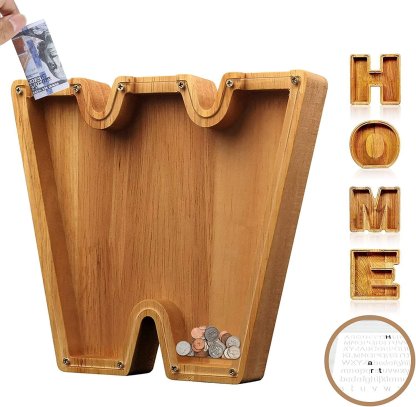 🎁Last Day 49% OFF - Piggy Bank-Wood Gift For Kids🎉Buy 2 Save 20% & Free Shipping-PLAWLTD