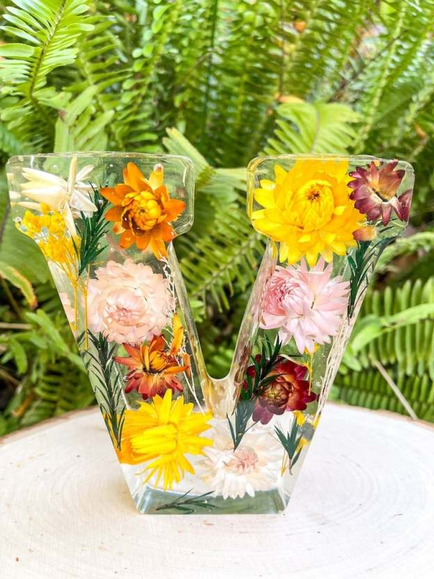 🎁Special commemoration -💟Limited Handmade 100pcs🌸Flowers Resin Night Light-PLAWLTD