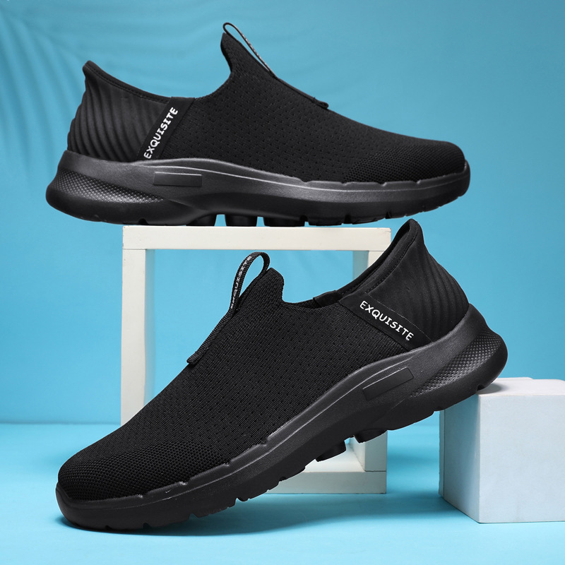 Men's Orthopedic Support Slip-on Shoes for Plantar Fasciitis, Anti-Sprain Walking Sneakers (Medical Certification)-PLAWLTD