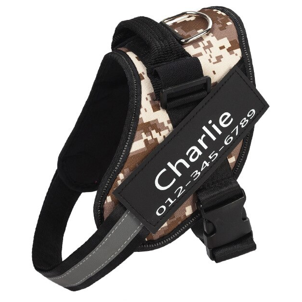 🔥Hot Sale🔥The Personalized NO PULL Harness (Can customize pet's name and your contact information)