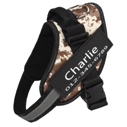 🔥Hot Sale🔥The Personalized NO PULL Harness (Can customize pet's name and your contact information)