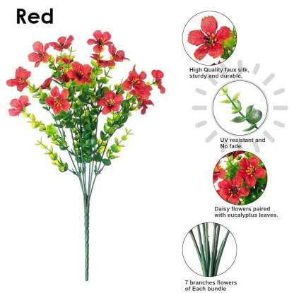Rain & Sun Proof British Blooms - UV GuardTM Fade-Free Colourful Artificial Flower-PLAWLTD