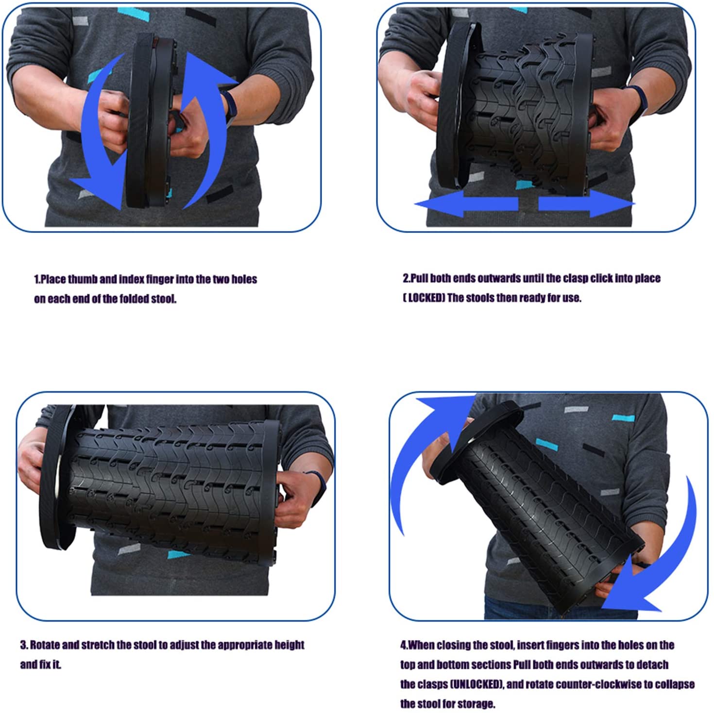 2025 Upgraded Retractable Folding Stool(🔥Semi-Annual Sale - 50% OFF + Buy 2 Free Shipping)-PLAWLTD