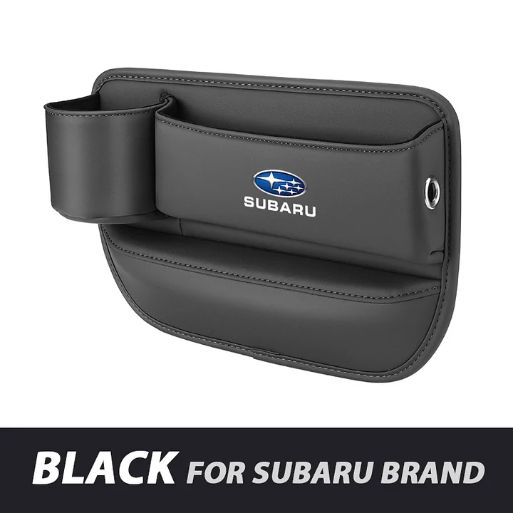 ✨Hot Selling Products of 2025🔥Exclusive Logo Leather Car Seat Storage Box With Water Cup Holder