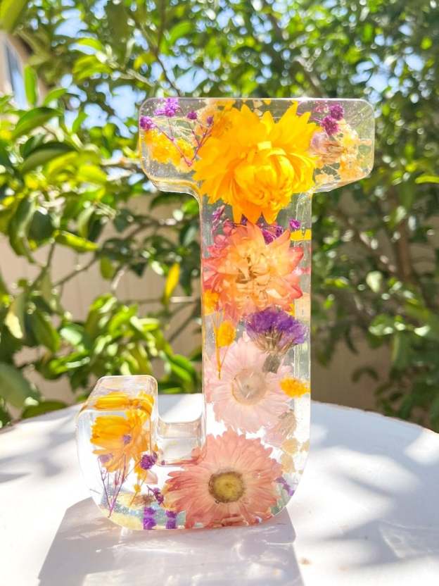 🎁Special commemoration -💟Limited Handmade 100pcs🌸Flowers Resin Night Light-PLAWLTD