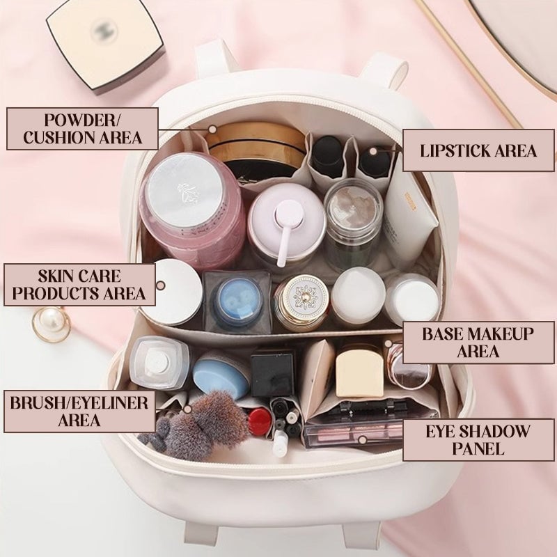 Multi-layered Shell-shaped Cosmetic Bag-PLAWLTD