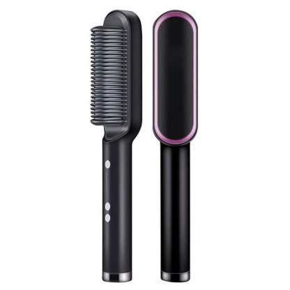 🎁Negative Ion Hair Straightener Brush-PLAWLTD