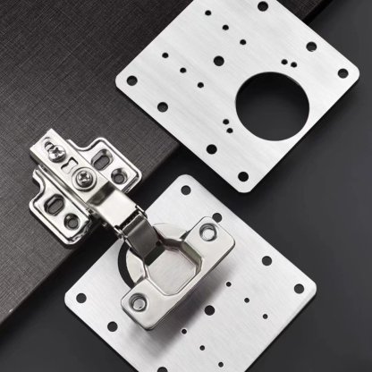 🔧Cabinet Hinge Repair Plate with Screws