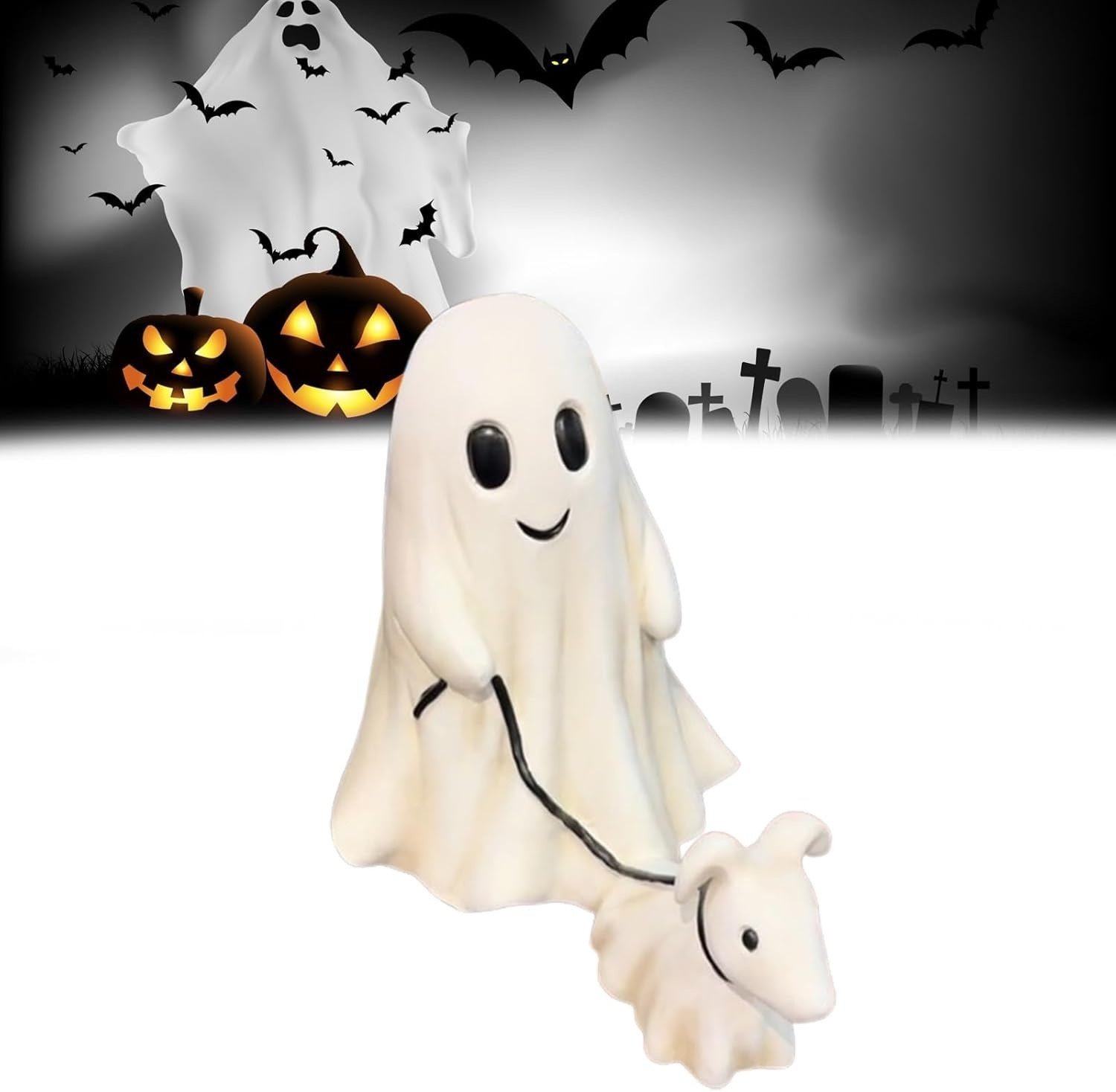 2024 Halloween Ghost Walking Dog Statue👻-PLAWLTD
