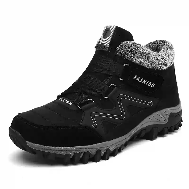 ❄️Winter Thermal Villi Leather Slip On High Top Walking Boots FOR MALE & FEMALE.