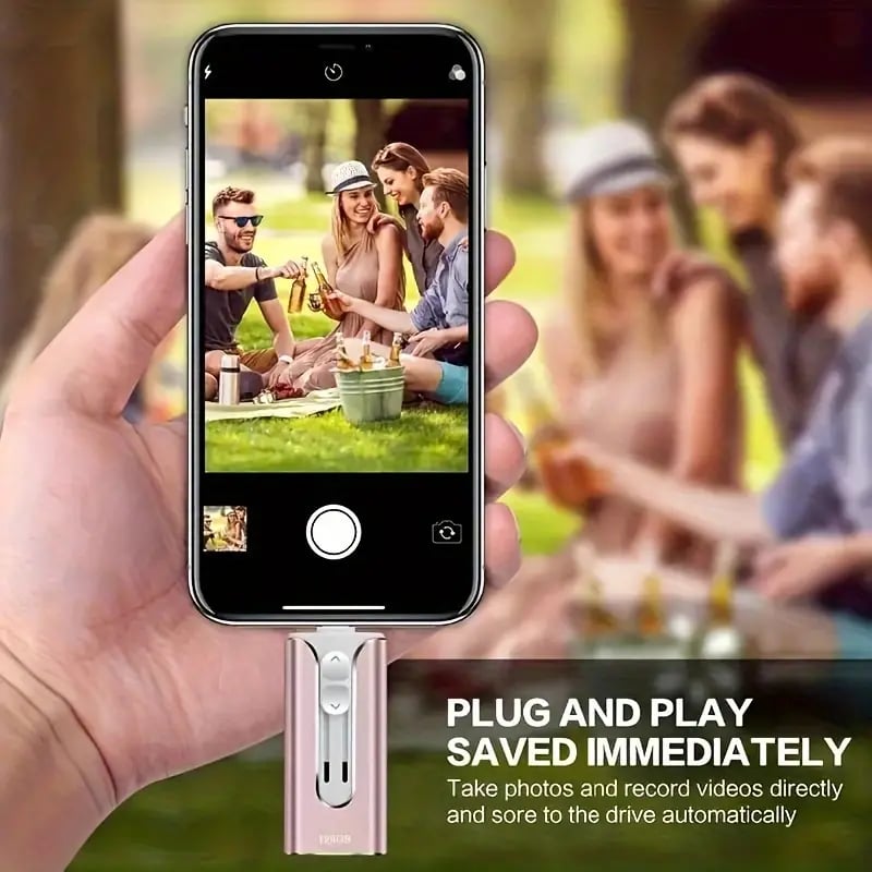 32~256GB Micro USB + 8 Pin + USB 3.0 4 in 1 Mobile Phone Computer U-Disk-PLAWLTD