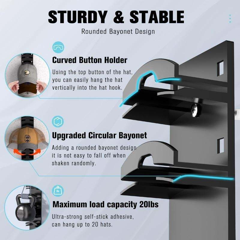 Hat Organizer for Baseball Caps-PLAWLTD