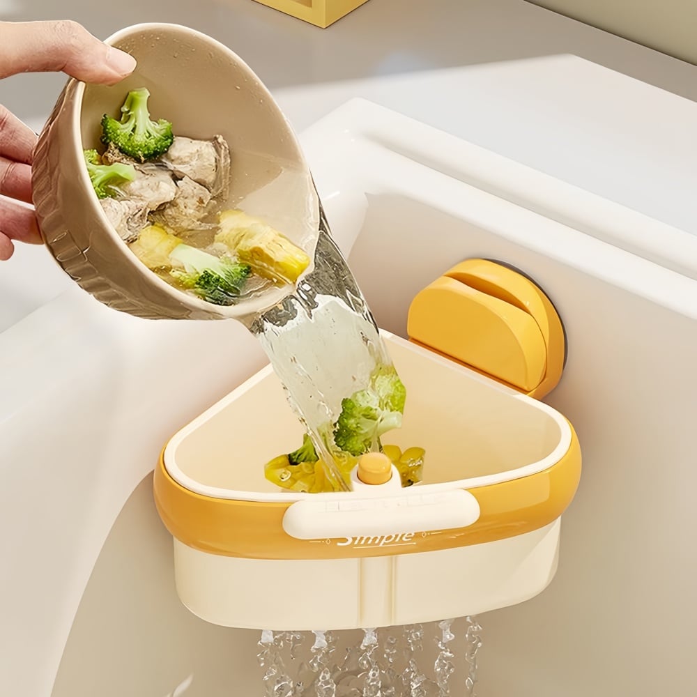 👍Kitchen Goodies-Suction Cup Sink Corner Rack